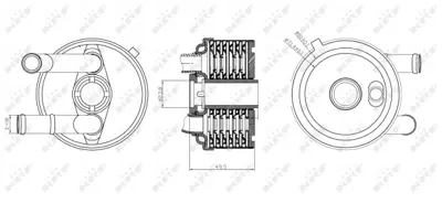 NRF 31187 Vw Polo 1.2 02-Oilcoolers, Automatic Transmission 1409061