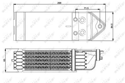 NRF 31202 Yag Sogutucu Vw Golf 1.8 74-        113117021X