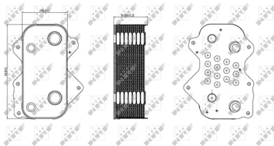 NRF 31259 Audı A8 4.2 03-Oilcoolers 77117021Q