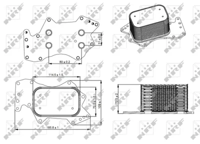 NRF 31273 Yag Sogutucu Vw Touareg 3.0d 03- 59117021K