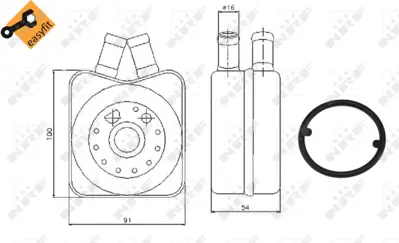 NRF 31304 Radyator 78117021A