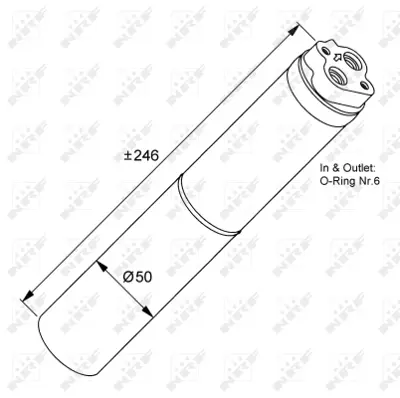 NRF 33133 Klıma Kurutucu R. Clıo Iı,Symbol I, Kangoo, D. Logan ,Sandero 2764000QAE 8671017781