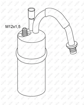 NRF 33188 Ford Mondeo 1.8d 97-Receiver Driers XS7H19E647DC