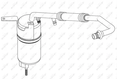 NRF 33220 Ford Mondeo 2.0d 01-Receiver Driers 4100565