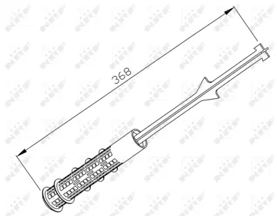 NRF 33223 Mercedes C-Series 2.2d 00-Receiver Driers A2038350147