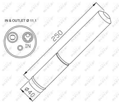 NRF 33295 Toyota Aygo 1.0 05-Receiver Driers TFBA0002AAF20