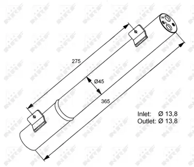 NRF 33308 Klıma Tupu A-Class W169 04>12 B-Class W245 05>11 A1698300083