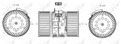 NRF 34161 Fan Kalorıfer Motoru Megane Iıı 272108241R