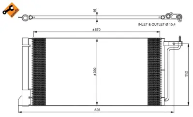 NRF 350051 Klıma Radyatoru Focus Iıı 1.6tı  16v /  11 /> C Max Grand C Max 1.6tı 16v 10 /> Benzınlı AV6419710AA