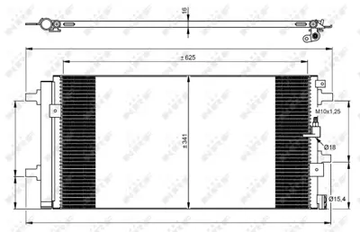 NRF 350060 Audı A4 4.2 08-Condenserwith Dryer 8K0260403S