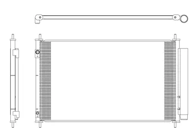 NRF 350321 Toyota Yaris 1.5 11-Condenserwith Dryer 8846052170