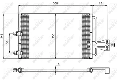 NRF 35149 Klıma Radyatoru  Cıtroen Xantıa 1.9 Hdı 93> E163206