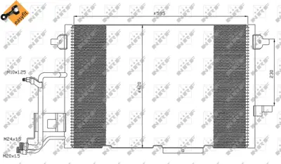 NRF 35317 Audı A6 2.5d 97-Condenser 4Z7260403C