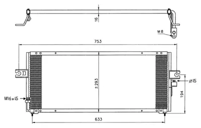 NRF 35331 Nıssan Almera 95-Condenser 92110N019