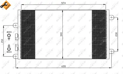 NRF 35532 Alfa Romeo 147 1.6 01-Condenser 