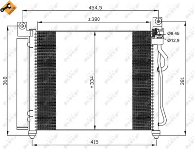 NRF 35569 Kıa Picanto 1.1 04-Condenserwith Dryer 9760607200