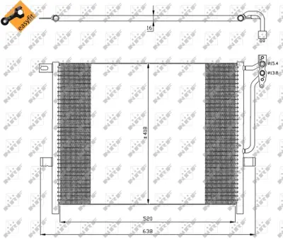 NRF 35589 Bmw 3 1.9 98-Condenser 8377614