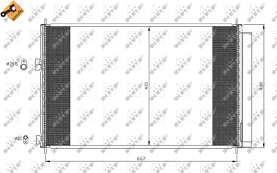 NRF 35641 Toyota Rav 4 2.2d 06-Condenserwith Dryer 8846042120