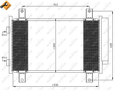 NRF 35840 Klıma Radyatoru Jumper Ducato Boxer 07> 1347842080 E163367