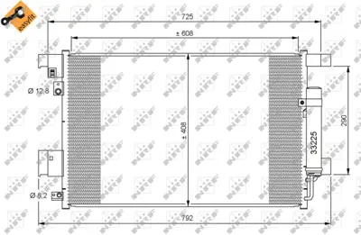 NRF 35872 Mıtsubıshı Asx 1.6 10-Condenserwith Dryer 6477K5 7812A204