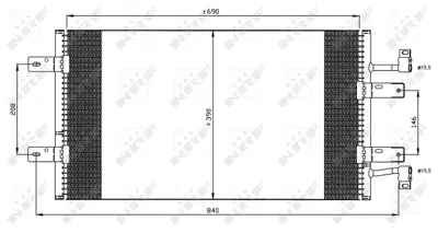 NRF 35900 Klıma Radyatoru  Renault Trafıc 2.0d 01- 2765000Q0H 8660003441 93861172