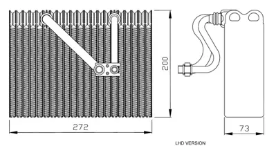 NRF 36088 Opel Vectra 1.6 96-Evaporators 9118447