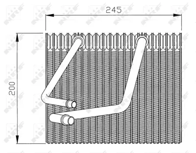 NRF 36091 Evaporator Megane I Scenıc I 7701208271