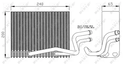 NRF 36098 Evaporator Renault Clıo Iı Kangoo Iı 1.2 1.4 1.9 D 7701205748