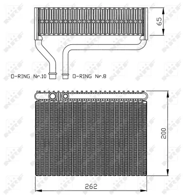 NRF 36099 Evaporator 206 98>13                               6444E7