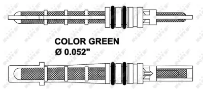 NRF 38353 Ford Fiesta 1.3 96-Expansion Valves F52H19D990AA