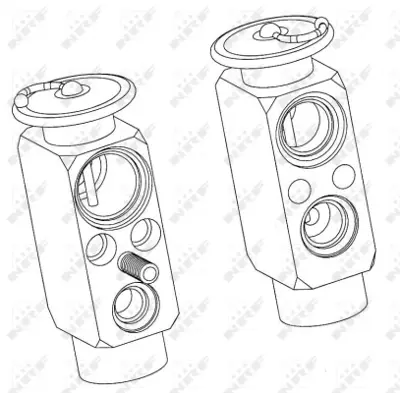 NRF 38396 Mercedes Sl-Series 3.2 90-Expansion Valves A1408300484