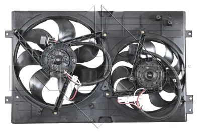 NRF 47059 Vw Golf 1.4 98-Fan Complete 6X0959455A