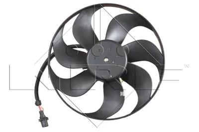 NRF 47064 Vw Golf 1.4 98-Fan Complete 1J0959455M 6X0959455C