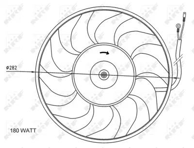 NRF 47071 Audı 80 2.0 92-Fan Complete 893959455G