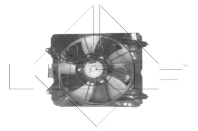 NRF 47272 Honda Cr-V 2.0 02-Fan Complete 19030PNA003