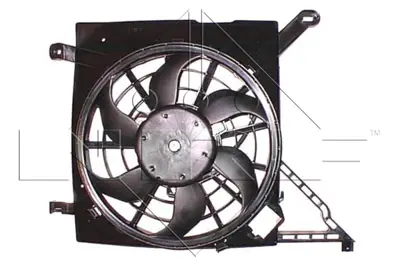 NRF 47309 Opel Zafira 2.0d 99-Fan Complete 90570745