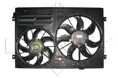 NRF 47387 Vw Golf 1.9d 04-Fan Complete 1K0959455Q 3C0959455G