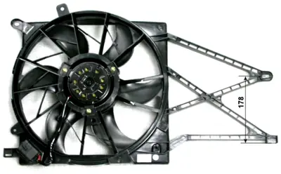 NRF 47582 Radyator Fan Motoru+davlumbaz Astra G Zafıra A 98>10 X14xe Z14xe Z16xe Z14xep Z16xep 9129522