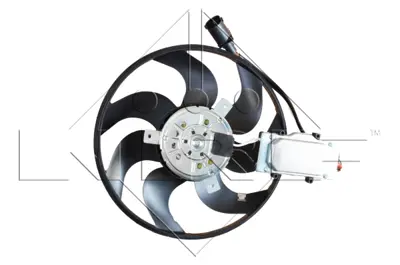 NRF 47589 Vw Touareg 2.5d 03-Fan Complete 7L0959455F 95562413401