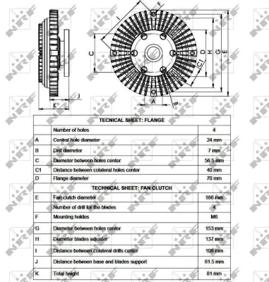 NRF 49525 Radyator Fanı Hyundaı H1 2.5d 98> 2523742200 2523742921