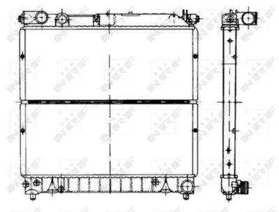 NRF 50432 Suzukı Vitara 1.9d 89-Radiator 1770086CB0