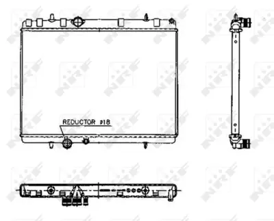 NRF 50436 Motor Radyatoru C5 Iı P407 Partner Iı Berlıngo Iı Xsara Pıcasso Dv6ted4 (1,6 Hdı 16v) 04> C5 Iıı 08> 133394