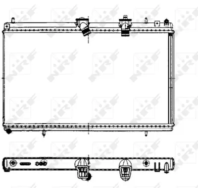 NRF 50442 Motor Su Radyatoru Peugeot 407 2.2d 04- 9654674480