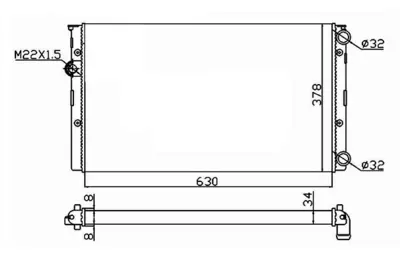 NRF 50455 Motor Radyatoru Golf Iıı 1,6 / 1,8 / 2,0 95>97 1H0121253BM