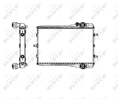 NRF 50549 Porsche 911 3.6 98-Radiator 99610613272