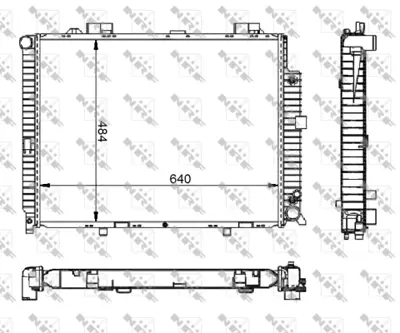 NRF 50579 Motor Su Radyatoru E-Class W210 97>02 S210 97>03 A2105001903