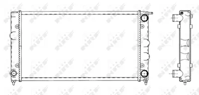 NRF 509501 Vw Golf 1.8 80-Radiator 321121253K