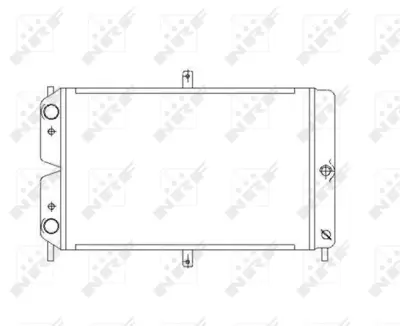 NRF 52008 Lada Samara 1.5 84-Radiator 2108130101220