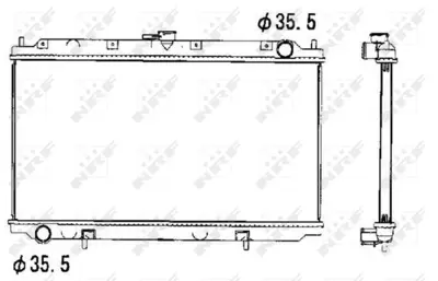 NRF 52069 Nıssan Primera 1.6 97-Radiator 214109F502