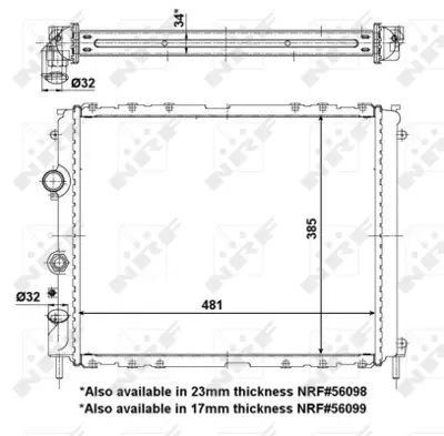 NRF 53209 Motor Radyatoru Kangoo 1,4 8v Clıo Iı 1,9d 7700836303